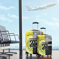 Custom Cricket AUNZ Spirit Luggage Cover Aussie New Zealand Retro Edition - Polynesian Pride