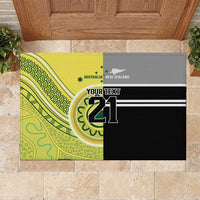 Custom Cricket AUNZ Spirit Rubber Doormat Aussie New Zealand Retro Edition - Polynesian Pride