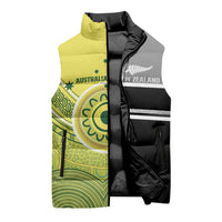 Custom Cricket AUNZ Spirit Sleeveless Puffer Jacket Aussie New Zealand Retro Edition - Polynesian Pride