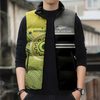 Custom Cricket AUNZ Spirit Sleeveless Puffer Jacket Aussie New Zealand Retro Edition - Polynesian Pride