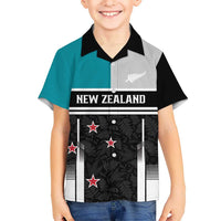 Custom NZ Cricket Pride Hawaiian Shirt Silver Fern Fan Supporter Apparel - Polynesian Pride