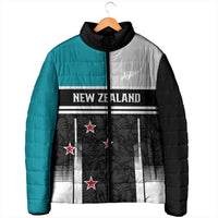 Custom NZ Cricket Pride Padded Jacket Silver Fern Fan Supporter Apparel - Polynesian Pride
