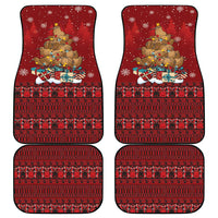 Funny Kiwi Bird Xmas Tree Car Mats New Zealand Tribal Christmas Spirit LT9 - Polynesian Pride