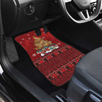 Funny Kiwi Bird Xmas Tree Car Mats New Zealand Tribal Christmas Spirit LT9 - Polynesian Pride