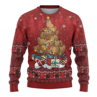Funny Kiwi Bird Xmas Tree Ugly Christmas Sweater New Zealand Tribal Christmas Spirit LT9 - Polynesian Pride