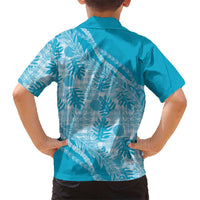 Hawaii Breadfruit Palaka Family Matching Mermaid Dress and Hawaiian Shirt Polu Maile Lei LT9 - Polynesian Pride