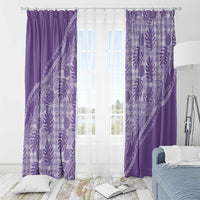 Hawaii Breadfruit Palaka Window Curtain Poni Maile Lei - Polynesian Pride