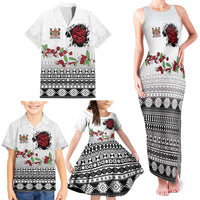 Fiji Heart Tribal Personalised Family Matching Tank Maxi Dress and Hawaiian Shirt Polynesian Patterns LT9 - Polynesian Pride