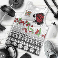 Fiji Heart Tribal Personalised Men Tank Top Polynesian Patterns