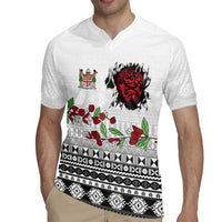 Fiji Heart Tribal Personalised Rugby Jersey Polynesian Patterns