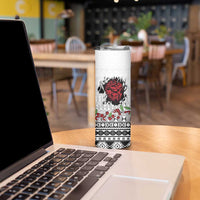 Fiji Heart Tribal Personalised Skinny Tumbler Polynesian Patterns