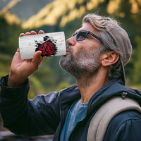 New Zealand Maori Heart Tribal Personalised 4 in 1 Can Cooler Tumbler Polynesian Patterns