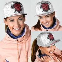 New Zealand Maori Heart Tribal Personalised Mesh Trucker Cap Polynesian Patterns