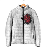 New Zealand Maori Heart Tribal Personalised Padded Jacket Polynesian Patterns