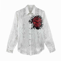 New Zealand Maori Heart Tribal Personalised Women Casual Shirt Polynesian Patterns LT9 - Polynesian Pride