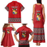 Tonga Heart Tribal Personalised Family Matching Tank Maxi Dress and Hawaiian Shirt Polynesian Patterns LT9 - Polynesian Pride