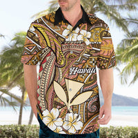 Personalised Hawaii Tribal Humpback Whale Hawaiian Shirt Melemele Hibiscus Seamless Pattern