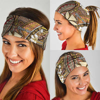 Personalised Hawaii Tribal Humpback Whale Neck Gaiter Melemele Hibiscus Seamless Pattern