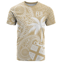 Custom Indo Fijians T Shirt Fiji ke Hindustani Polyneisan Paisley Beige Style LT9 Beige - Polynesian Pride