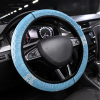Indo Fijians Steering Wheel Cover Fiji ke Hindustani Polyneisan Paisley Blue Style LT9 Universal Fit Blue - Polynesian Pride