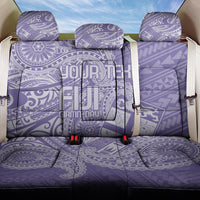 Custom Indo Fijians Back Car Seat Cover Fiji ke Hindustani Polyneisan Paisley Purple Style LT9 One Size Purple - Polynesian Pride
