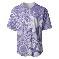 Custom Indo Fijians Baseball Jersey Fiji ke Hindustani Polyneisan Paisley Purple Style LT9 Purple - Polynesian Pride