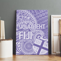 Custom Indo Fijians Canvas Wall Art Fiji ke Hindustani Polyneisan Paisley Purple Style LT9 - Polynesian Pride