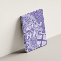 Custom Indo Fijians Canvas Wall Art Fiji ke Hindustani Polyneisan Paisley Purple Style LT9 - Polynesian Pride