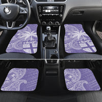Custom Indo Fijians Car Mats Fiji ke Hindustani Polyneisan Paisley Purple Style LT9 Set 4pcs Purple - Polynesian Pride