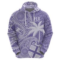 Custom Indo Fijians Hoodie Fiji ke Hindustani Polyneisan Paisley Purple Style LT9 - Polynesian Pride