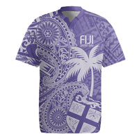 Custom Indo Fijians Rugby Jersey Fiji ke Hindustani Polyneisan Paisley Purple Style LT9 Purple - Polynesian Pride