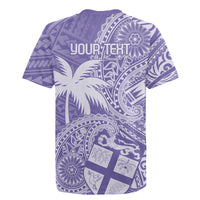 Custom Indo Fijians Rugby Jersey Fiji ke Hindustani Polyneisan Paisley Purple Style LT9 - Polynesian Pride