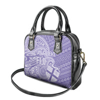 Custom Indo Fijians Shoulder Handbag Fiji ke Hindustani Polyneisan Paisley Purple Style LT9 - Polynesian Pride