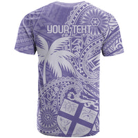 Custom Indo Fijians T Shirt Fiji ke Hindustani Polyneisan Paisley Purple Style LT9 - Polynesian Pride