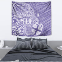 Custom Indo Fijians Tapestry Fiji ke Hindustani Polyneisan Paisley Purple Style LT9 - Polynesian Pride