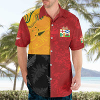 Custom British Lions-AUNZ Hawaiian Shirt Australia-New Zealand Indigenous Motif LT9 - Polynesian Pride
