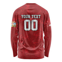 Custom British Lions-AUNZ Long Sleeve Shirt Australia-New Zealand Indigenous Motif LT9 - Polynesian Pride