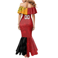 Custom British Lions-AUNZ Mermaid Dress Australia-New Zealand Indigenous Motif LT9 - Polynesian Pride