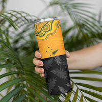 Custom British Lions-AUNZ Skinny Tumbler Australia-New Zealand Indigenous Motif LT9 - Polynesian Pride