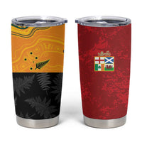 Custom British Lions-AUNZ Tumbler Cup Australia-New Zealand Indigenous Motif LT9 Red - Polynesian Pride