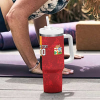 Custom British Lions-AUNZ Tumbler With Handle Australia-New Zealand Indigenous Motif