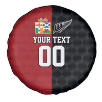 Custom British Lions New Zealand Spare Tire Cover Sporty Style