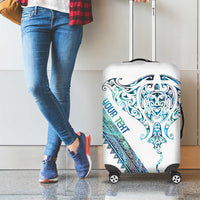 Kahui Whetu Paua shell Kowhaiwhai Taniko Personalised Luggage Cover Manta Ray Shark-Turtle Maori Tribal Style LT9 - Polynesian Pride