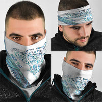 Kahui Whetu Paua shell Kowhaiwhai Taniko Personalised Neck Gaiter Manta Ray Shark-Turtle Maori Tribal Style LT9 - Polynesian Pride