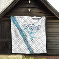 Kahui Whetu Paua shell Kowhaiwhai Taniko Personalised Quilt Manta Ray Shark-Turtle Maori Tribal Style LT9 - Polynesian Pride