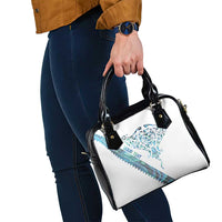 Kahui Whetu Paua shell Kowhaiwhai Taniko Personalised Shoulder Handbag Manta Ray Shark-Turtle Maori Tribal Style LT9 - Polynesian Pride