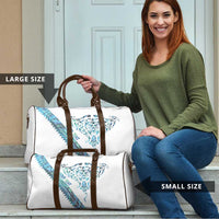 Kahui Whetu Paua shell Kowhaiwhai Taniko Personalised Travel Bag Manta Ray Shark-Turtle Maori Tribal Style LT9 - Polynesian Pride