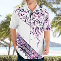 Mawhero Paua shell Kowhaiwhai Taniko Personalised Hawaiian Shirt Manta Ray Shark-Turtle Maori Tribal Style LT9 - Polynesian Pride