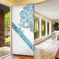 Kahui Whetu Paua shell Kowhaiwhai Taniko Personalised Door Cover Taniwha Maori Tribal Style LT9 - Polynesian Pride
