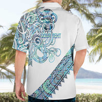 Kahui Whetu Paua shell Kowhaiwhai Taniko Personalised Hawaiian Shirt Taniwha Maori Tribal Style LT9 - Polynesian Pride